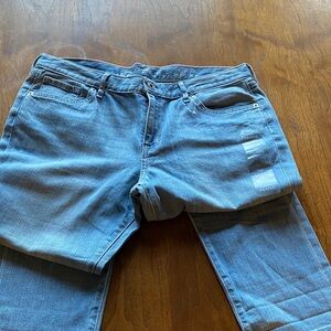 Eddie Bauer Blue Straight Leg Jeans 10P new with tags